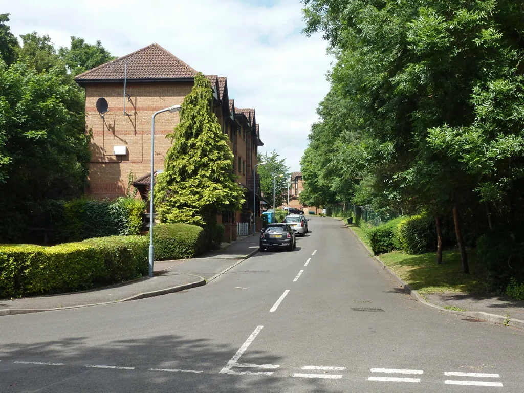 A residential street in Garston, north Watford. Every kerbside collection in the borough runs a day later in the week of the summer bank holiday